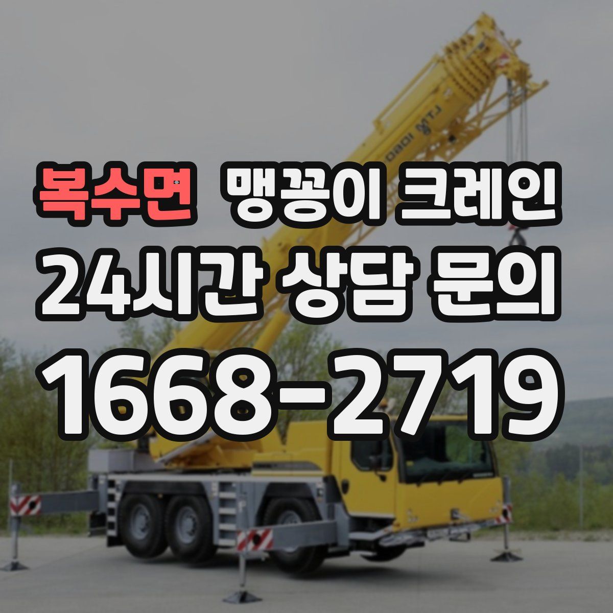 복수면 맹꽁이 크레인