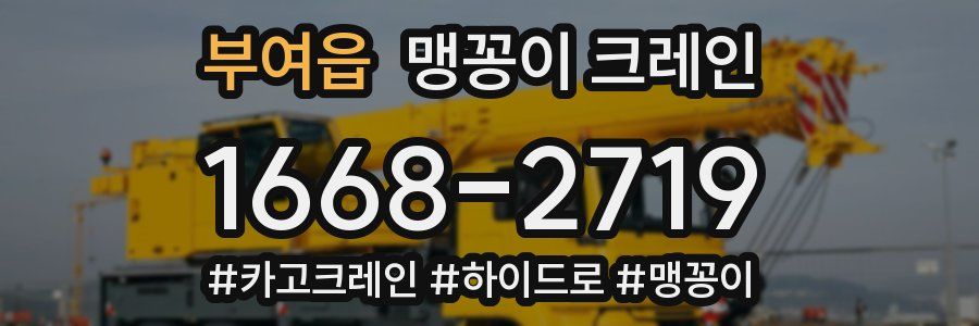 부여읍 맹꽁이 크레인