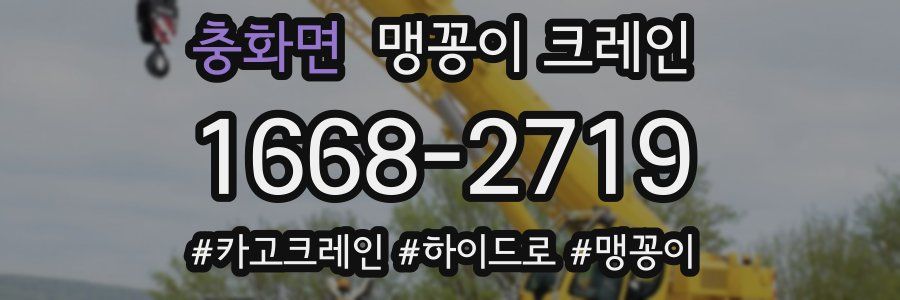 충화면 맹꽁이 크레인