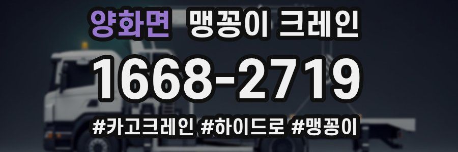 양화면 맹꽁이 크레인