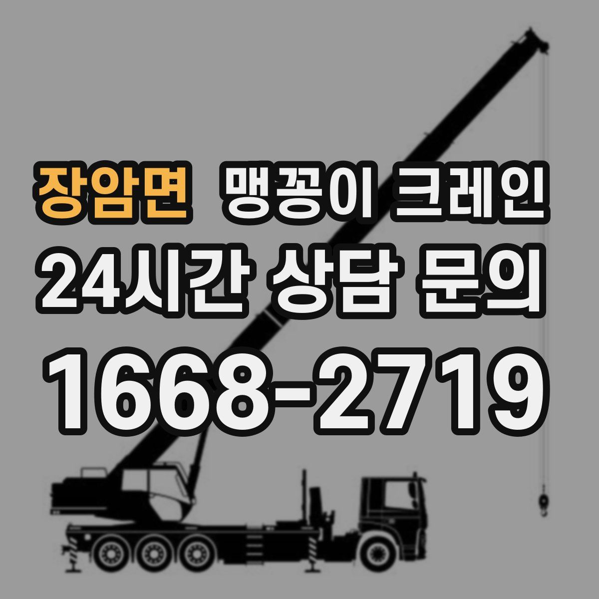 장암면 맹꽁이 크레인