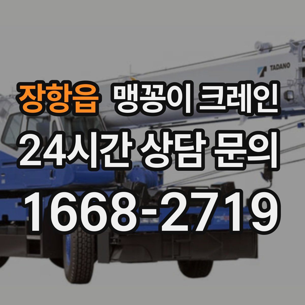 장항읍 맹꽁이 크레인