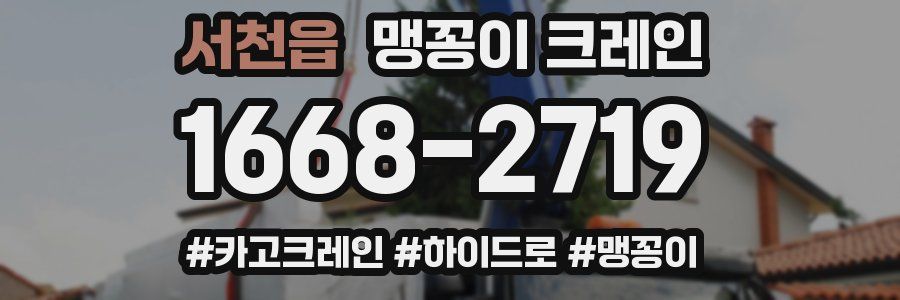 서천읍 맹꽁이 크레인