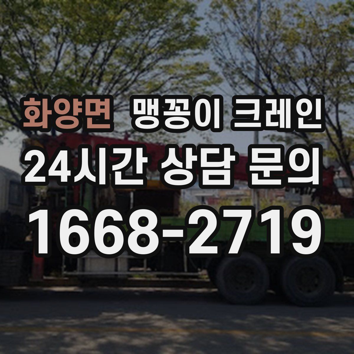 화양면 맹꽁이 크레인