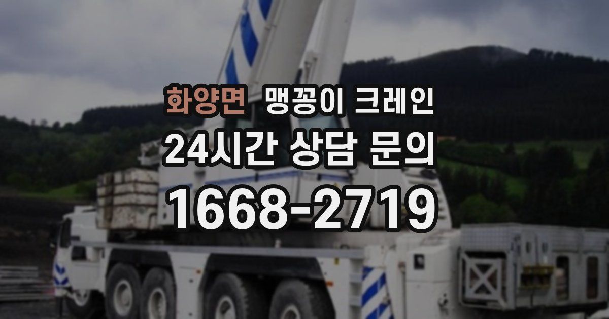 화양면 맹꽁이 크레인