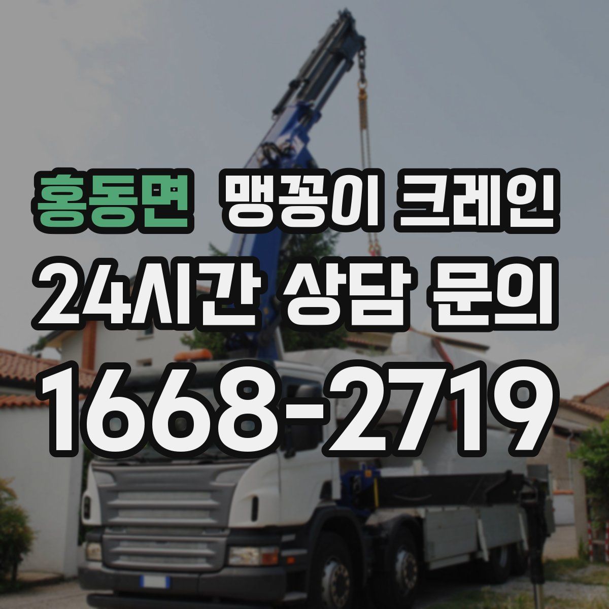홍동면 맹꽁이 크레인