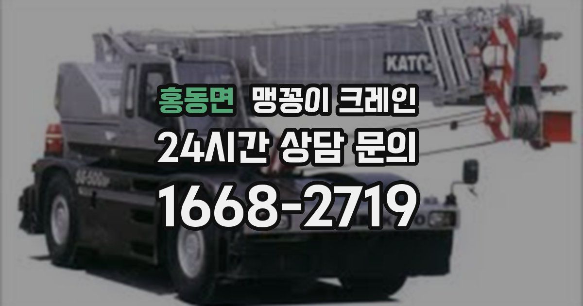 홍동면 맹꽁이 크레인