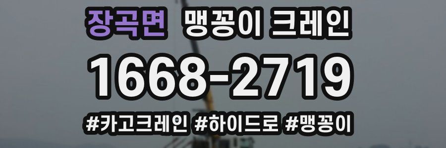 장곡면 맹꽁이 크레인