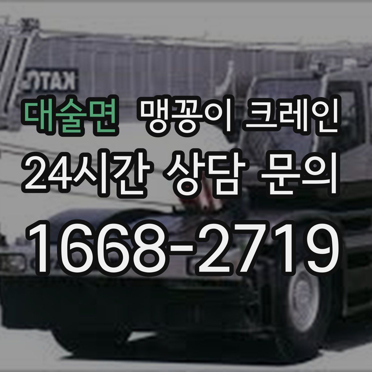대술면 맹꽁이 크레인