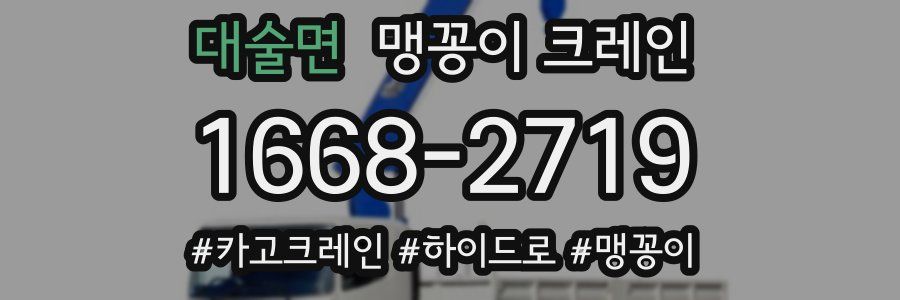 대술면 맹꽁이 크레인