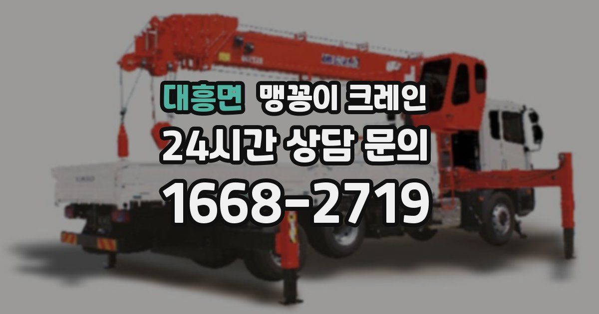 대흥면 맹꽁이 크레인