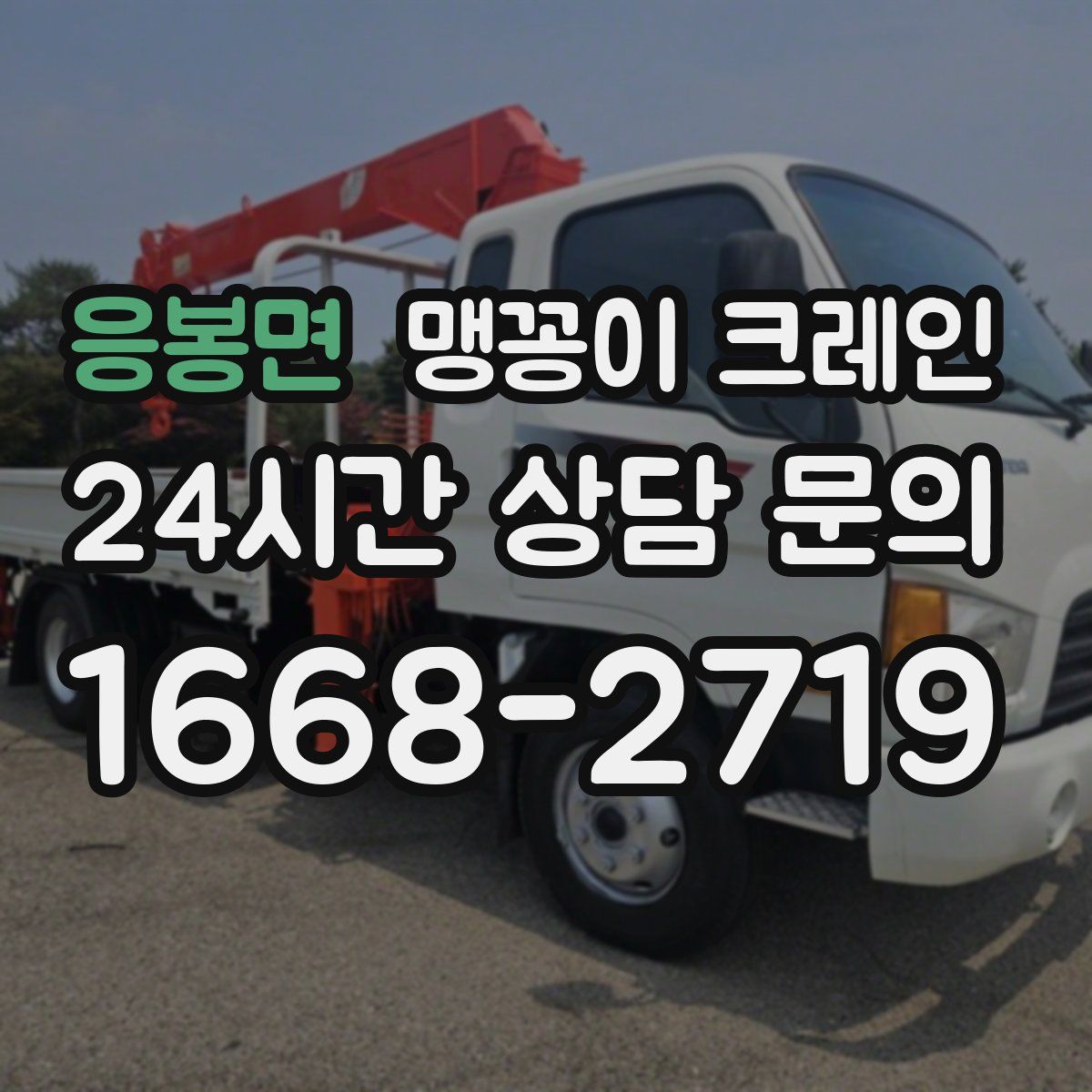 응봉면 맹꽁이 크레인