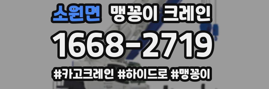 소원면 맹꽁이 크레인
