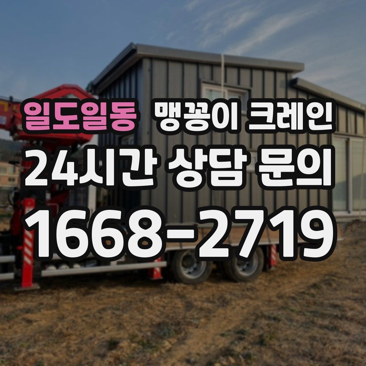 일도일동 맹꽁이 크레인 당일 출동을 빠르게 하는 현장 정보 정리