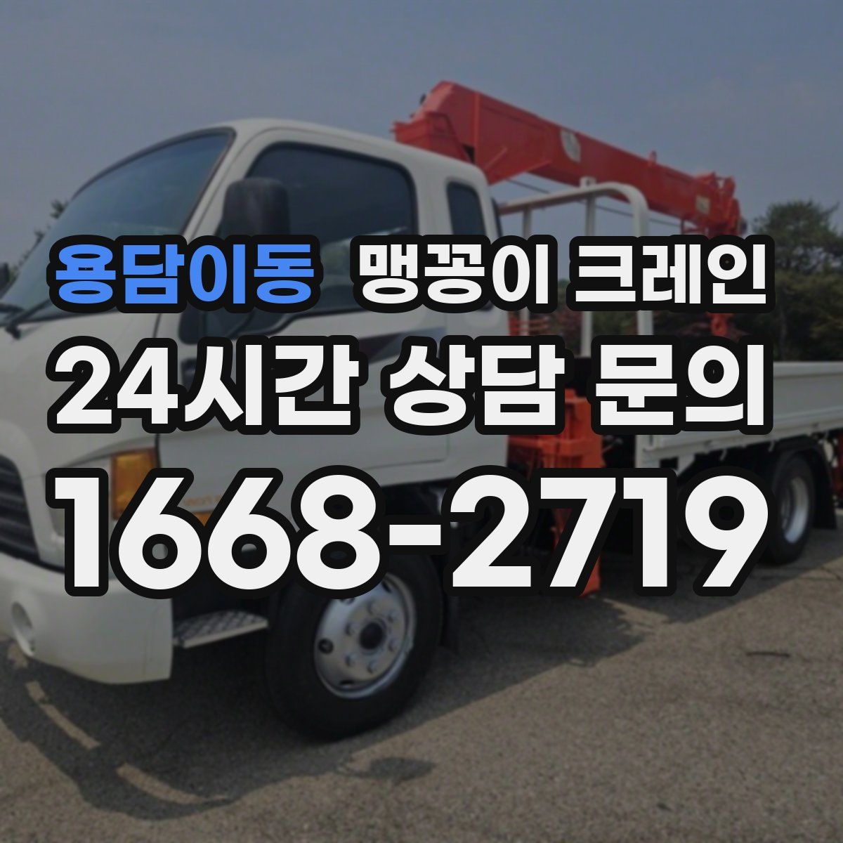 용담이동 맹꽁이 크레인