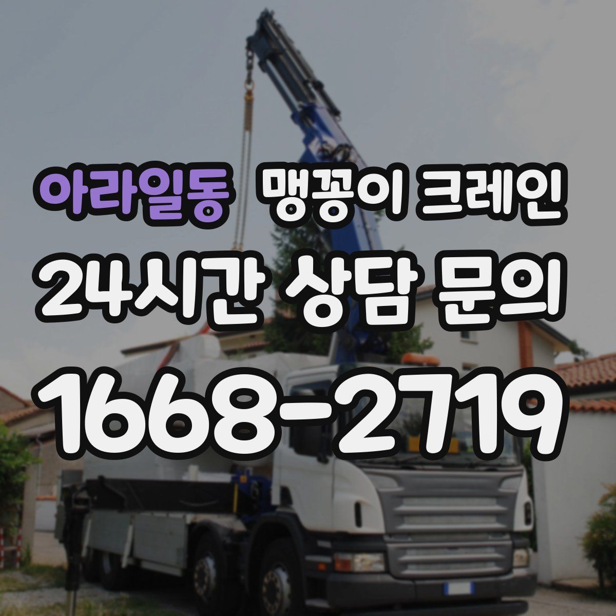 아라일동 맹꽁이 크레인