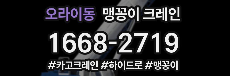 오라이동 맹꽁이 크레인