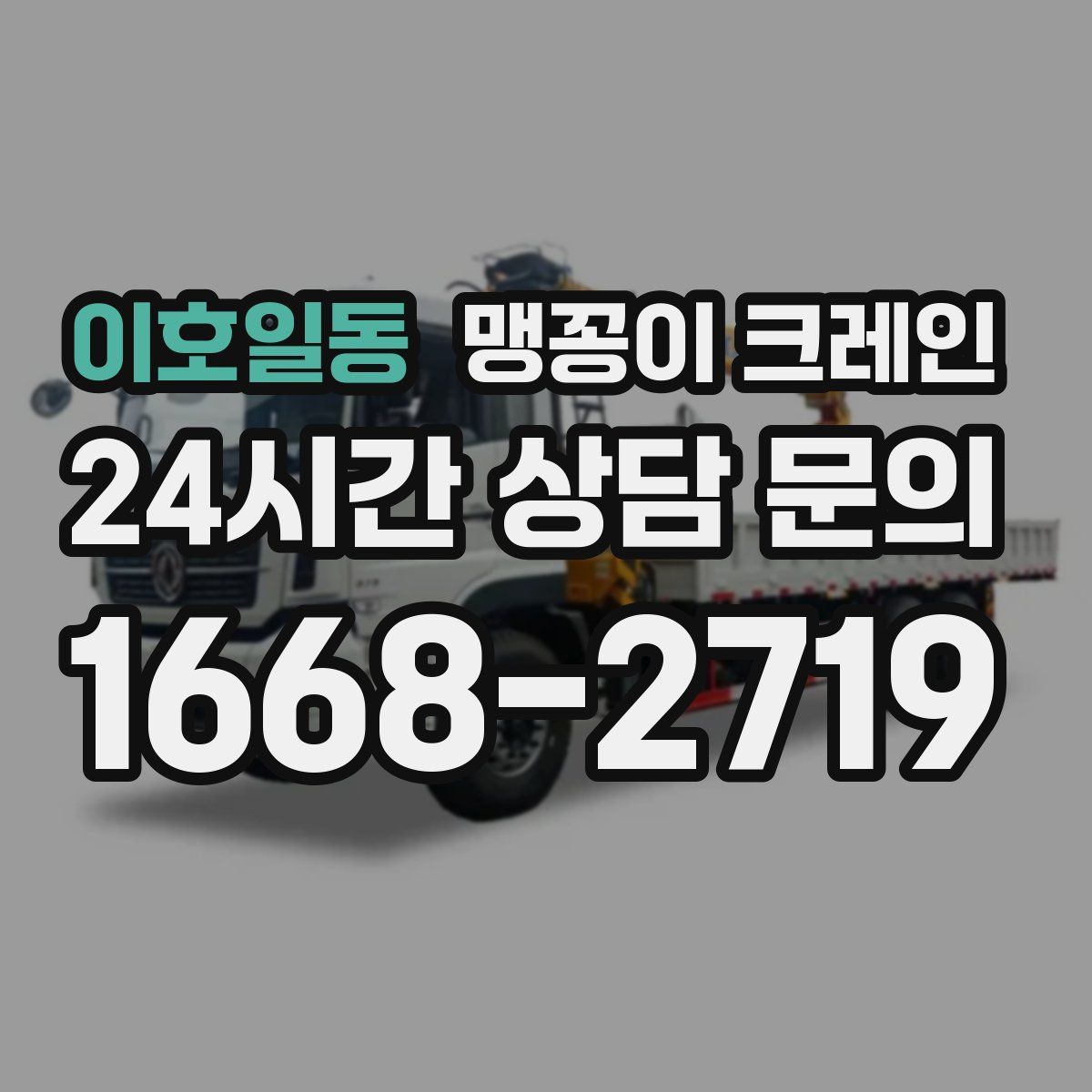 이호일동 맹꽁이 크레인