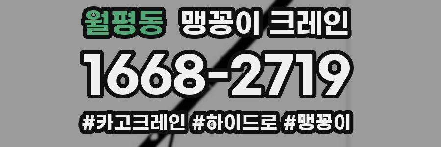 월평동 맹꽁이 크레인