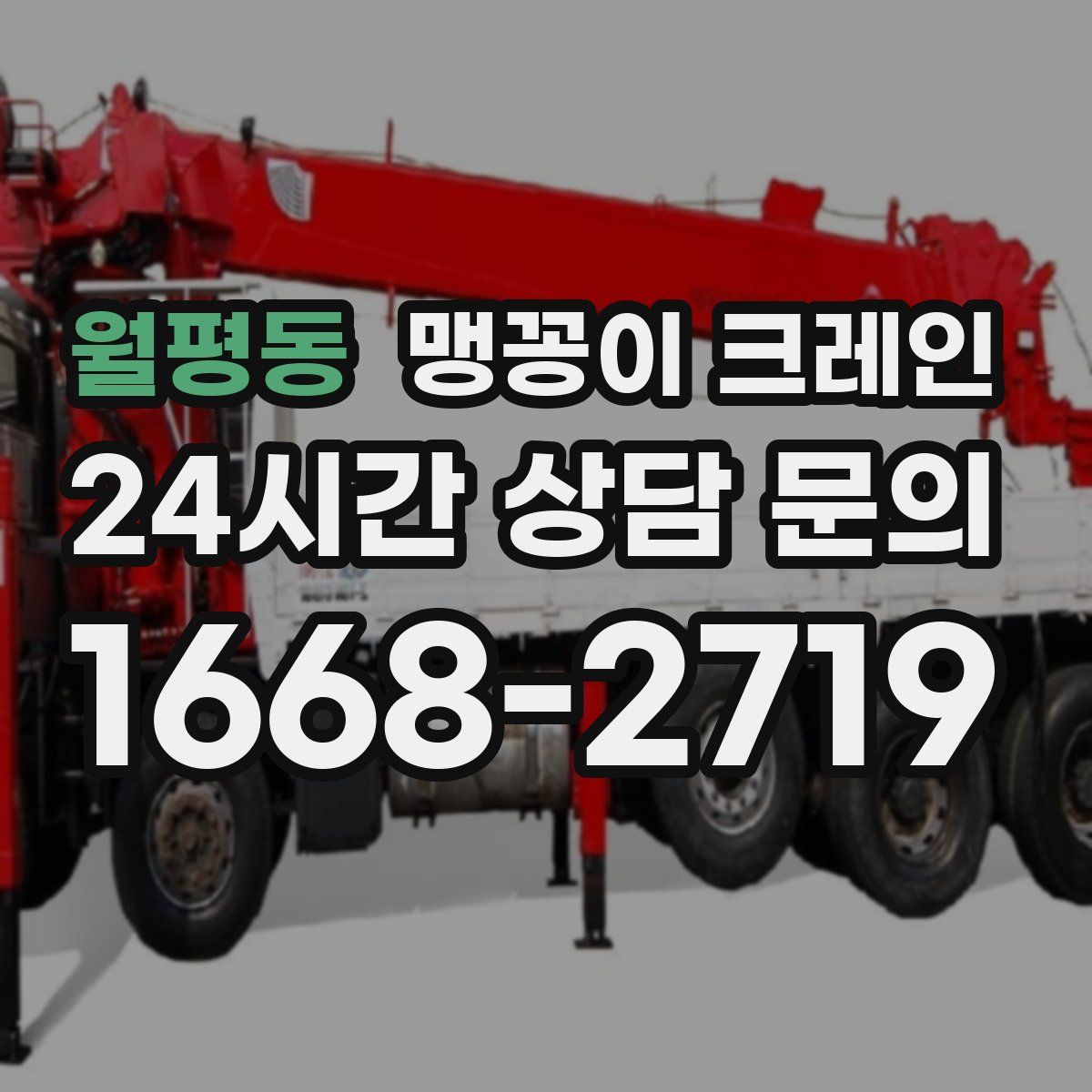 월평동 맹꽁이 크레인