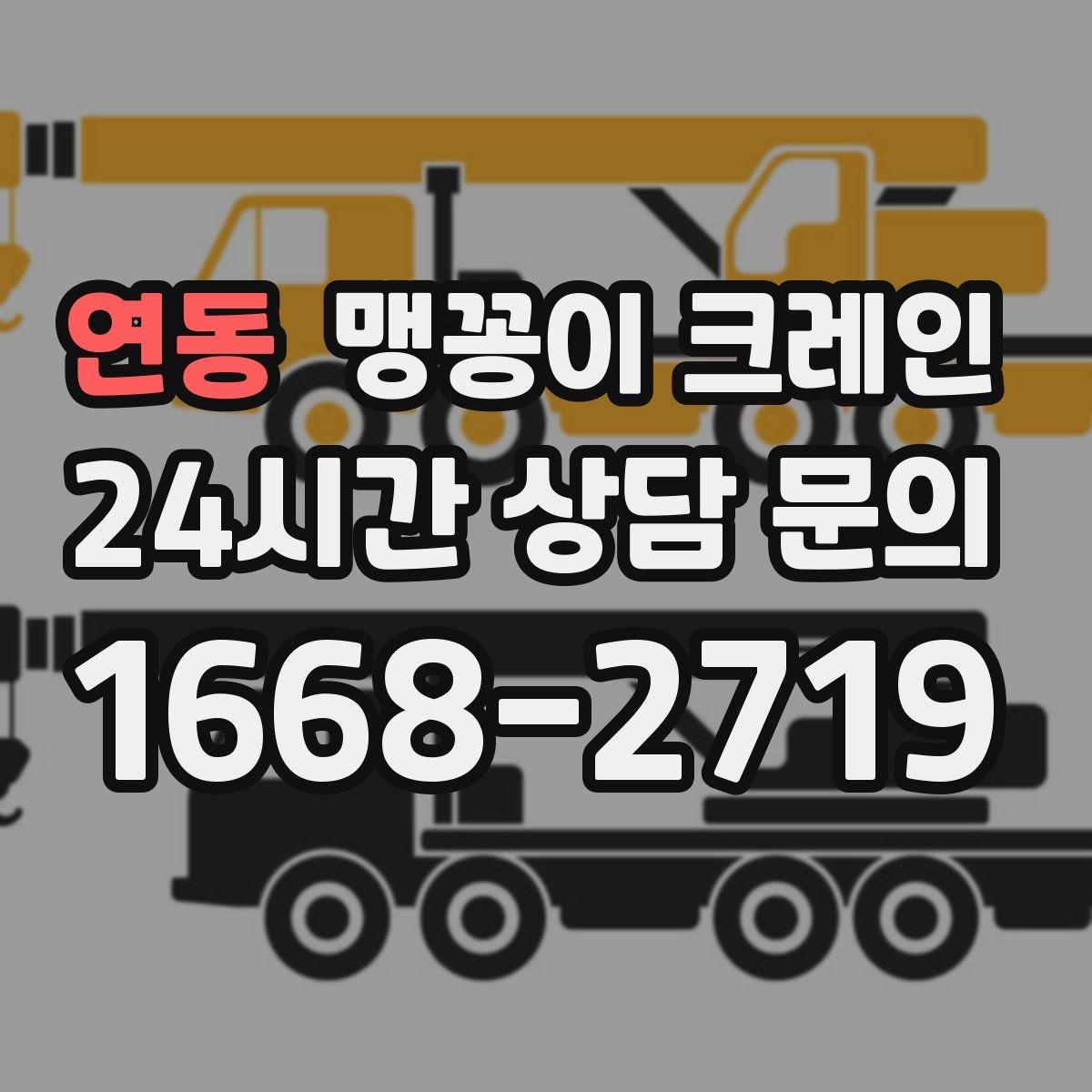 연동 맹꽁이 크레인