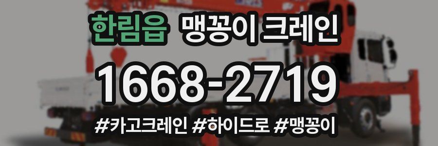한림읍 맹꽁이 크레인