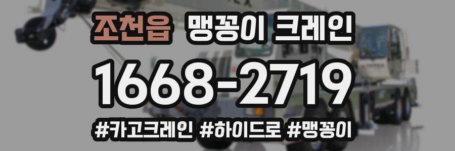 조천읍 맹꽁이 크레인