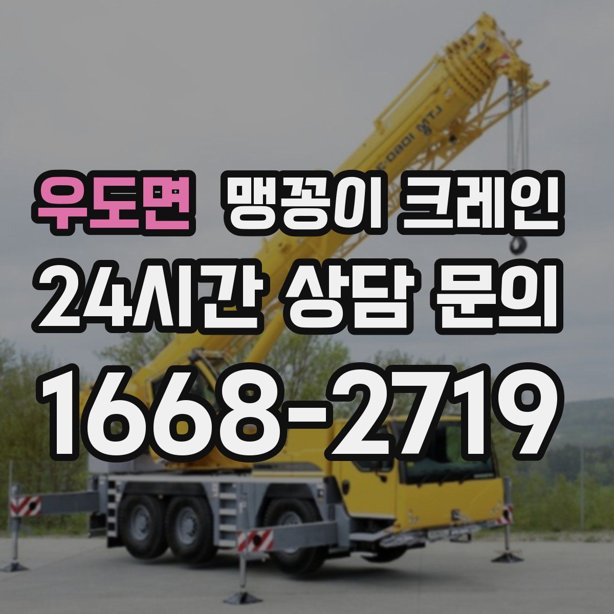 우도면 맹꽁이 크레인