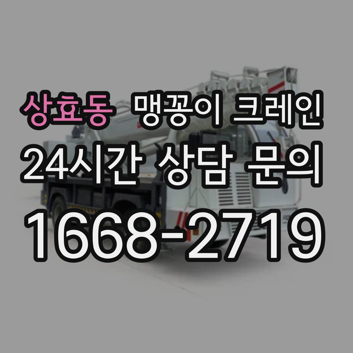 상효동 맹꽁이 크레인