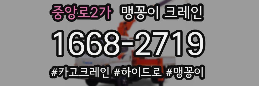 중앙로2가 맹꽁이 크레인