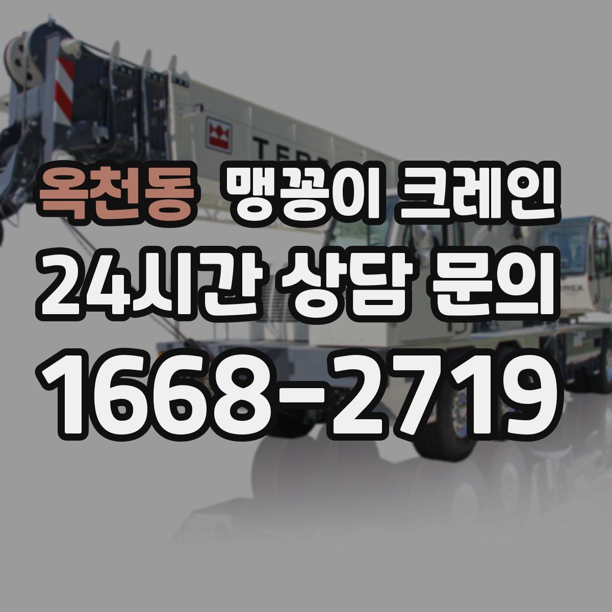 옥천동 맹꽁이 크레인