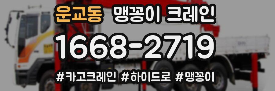 운교동 맹꽁이 크레인