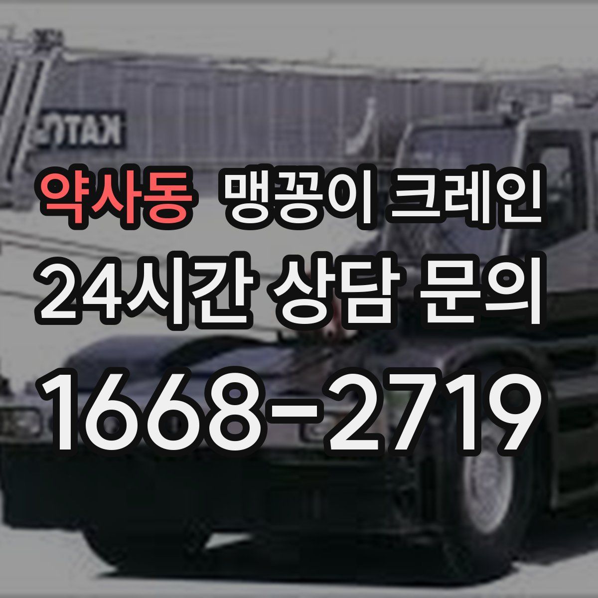 약사동 맹꽁이 크레인