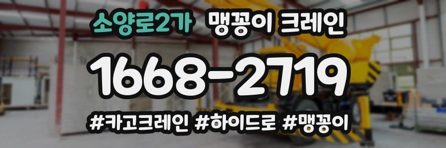 소양로2가 맹꽁이 크레인