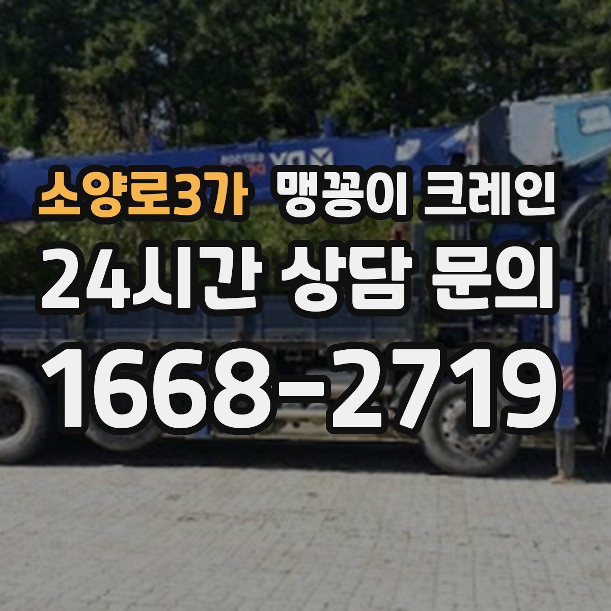 소양로3가 맹꽁이 크레인