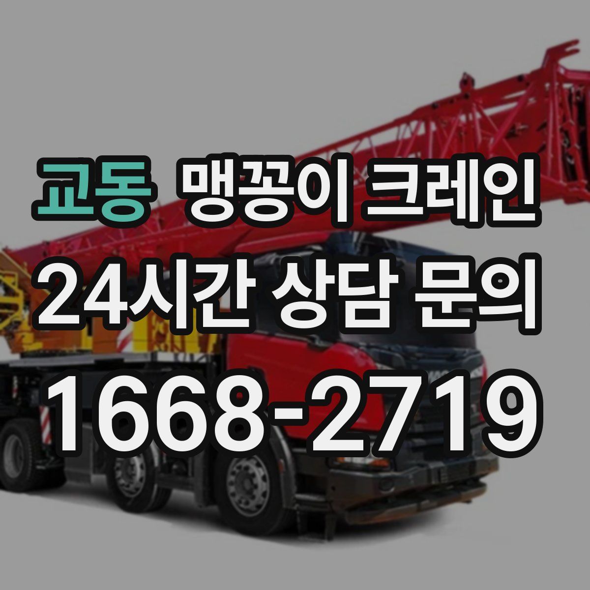 교동 맹꽁이 크레인