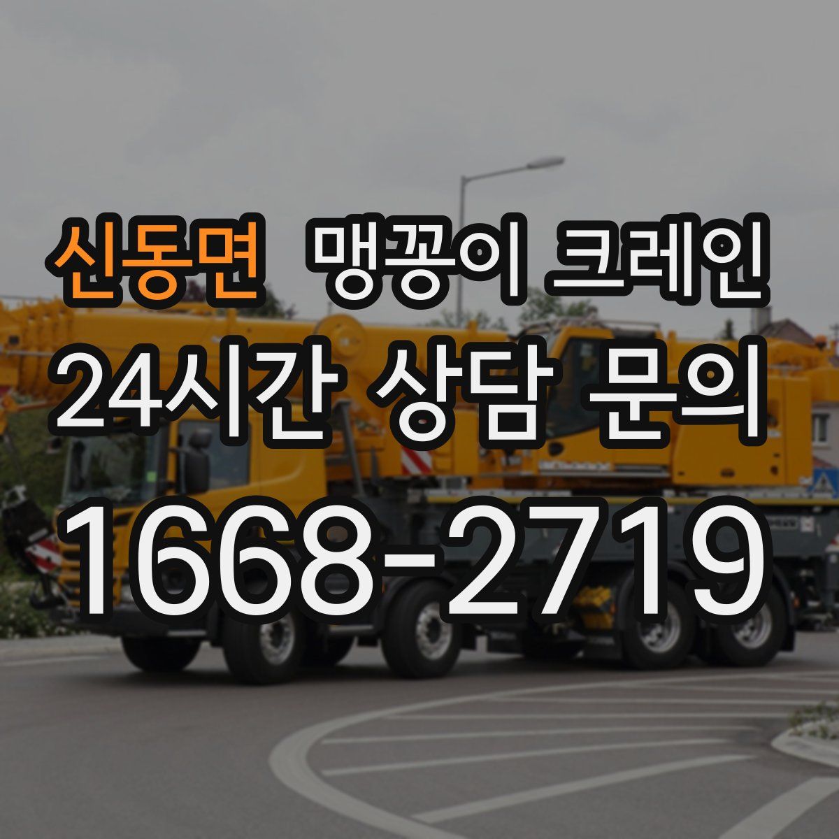 신동면 맹꽁이 크레인