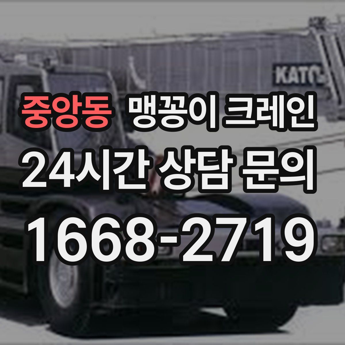 중앙동 맹꽁이 크레인