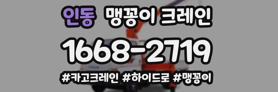 인동 맹꽁이 크레인