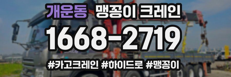 개운동 맹꽁이 크레인