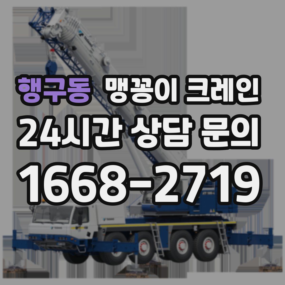 행구동 맹꽁이 크레인
