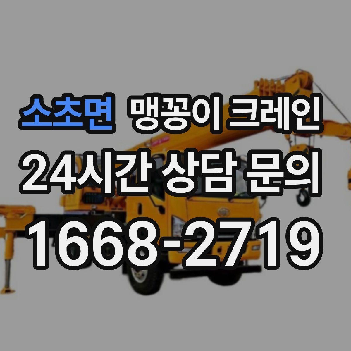 소초면 맹꽁이 크레인