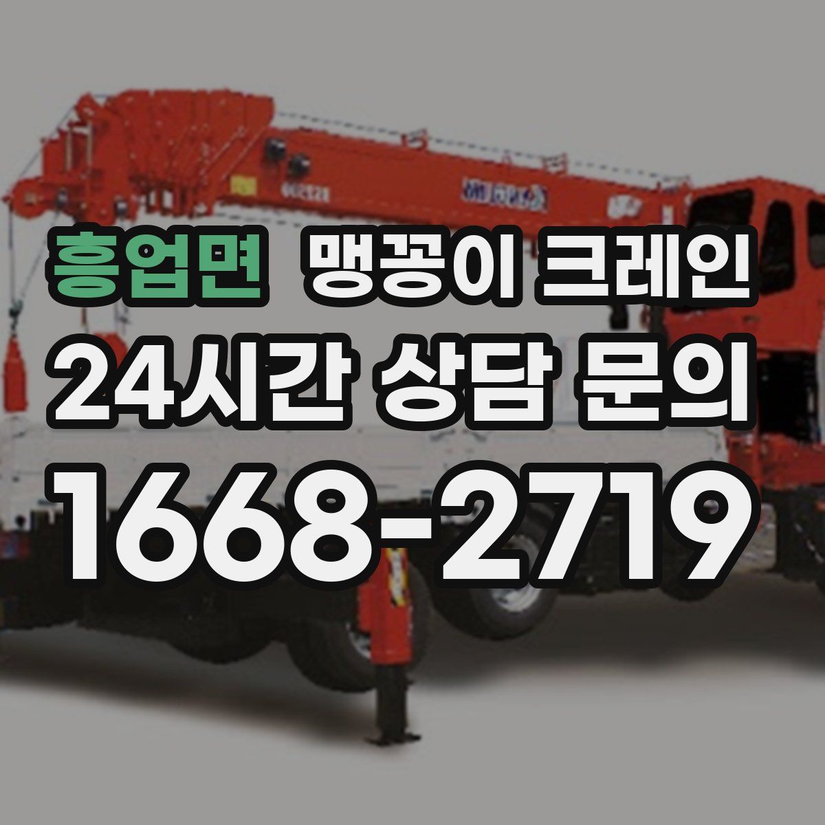 흥업면 맹꽁이 크레인