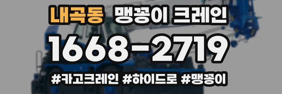 내곡동 맹꽁이 크레인