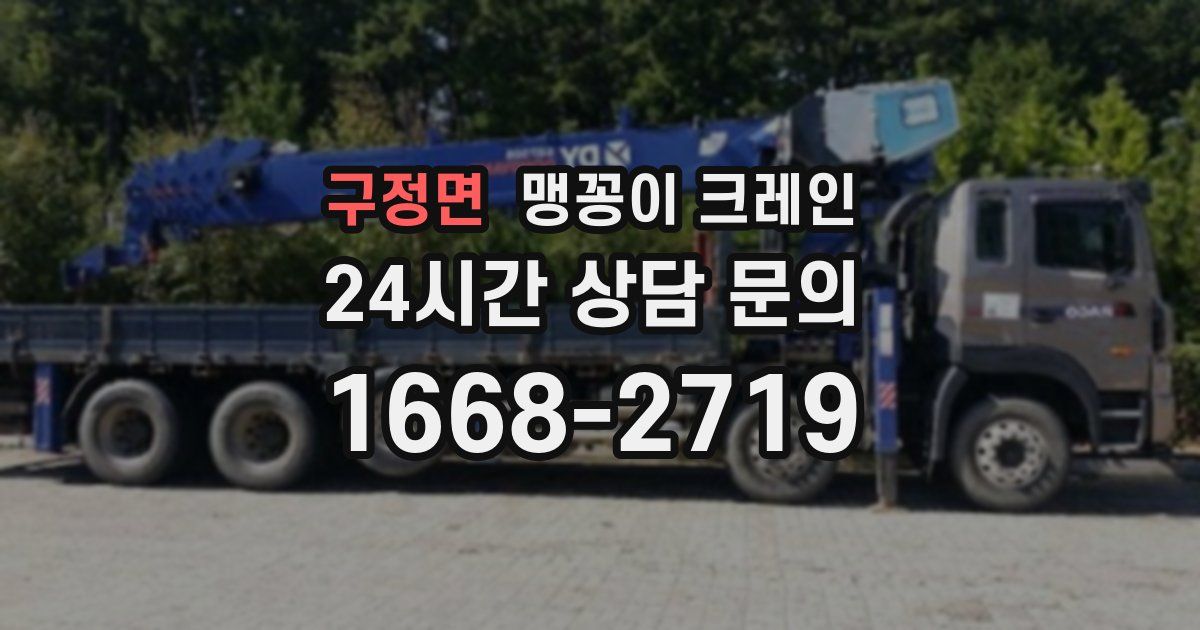 구정면 맹꽁이 크레인
