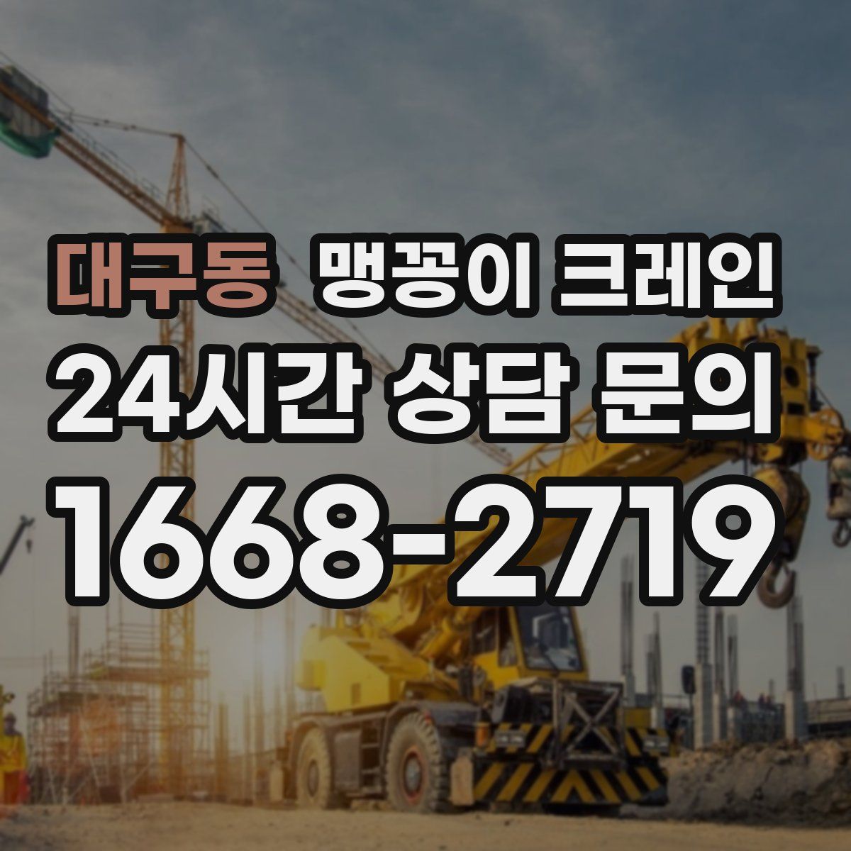 대구동 맹꽁이 크레인