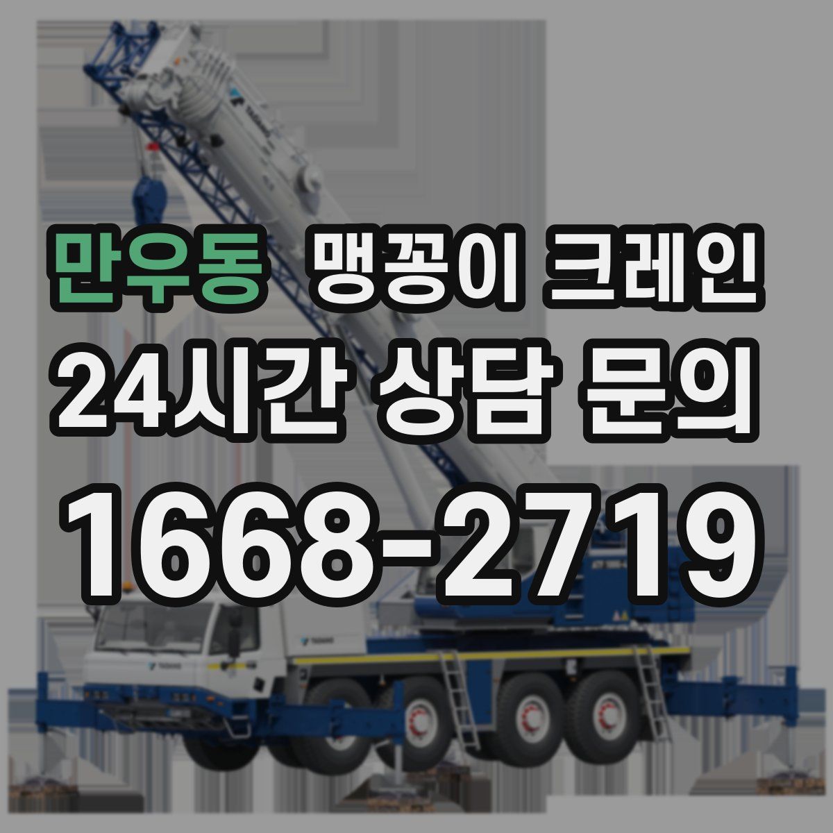 만우동 맹꽁이 크레인