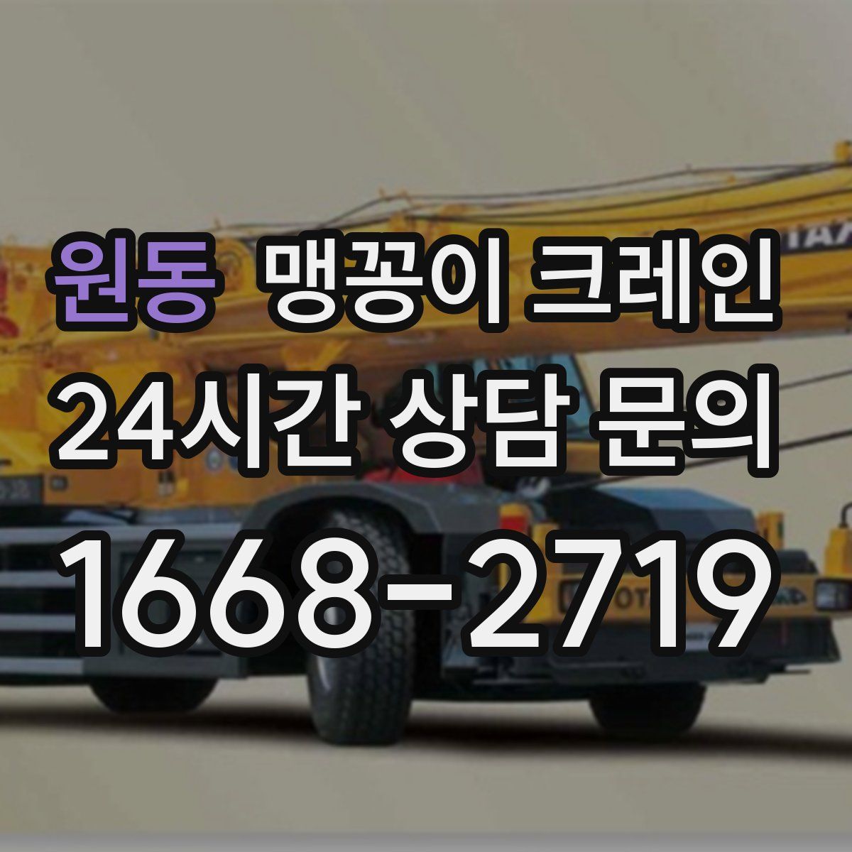 원동 맹꽁이 크레인
