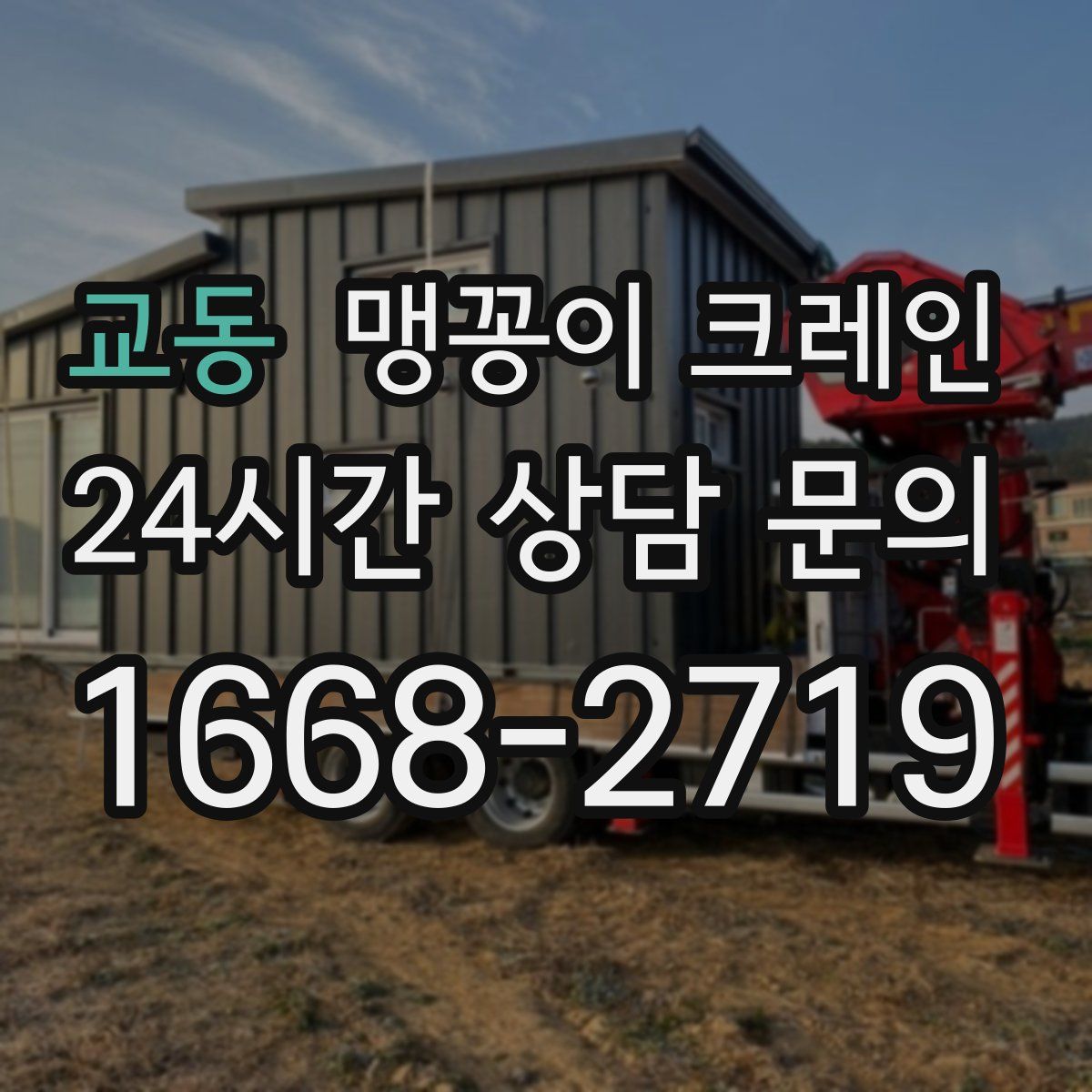 교동 맹꽁이 크레인