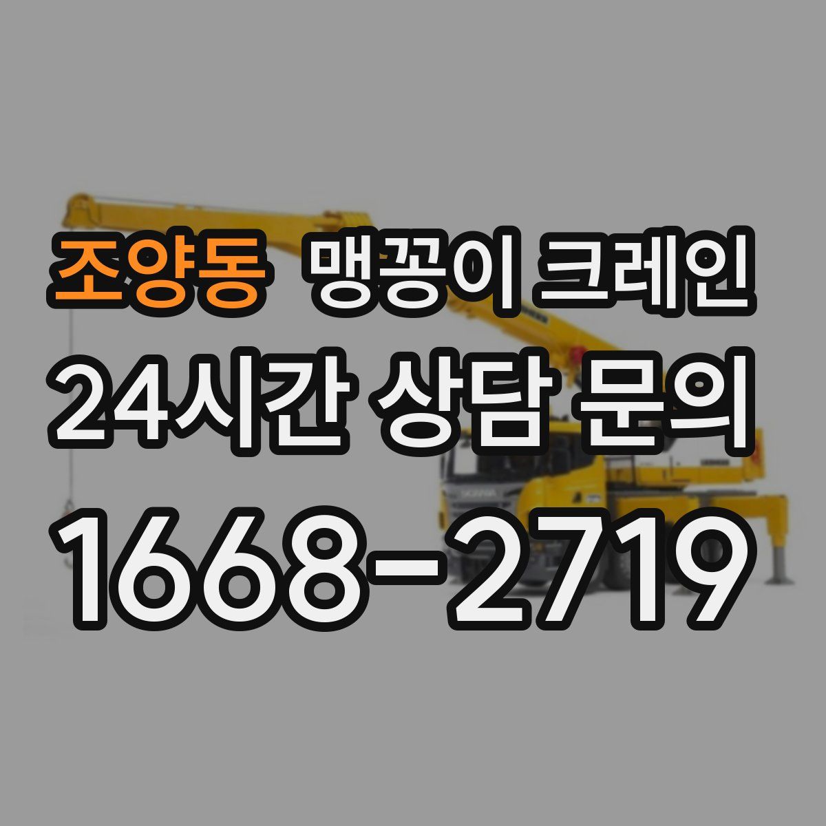 조양동 맹꽁이 크레인